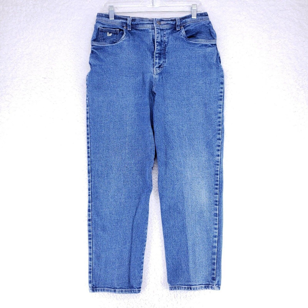 Gloria Vanderbilt Amanda Red Label Jeans Women Size 14 High Rise Denim Pants